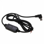 Mini 5 Pin USB Male 12V to 5V Reduction Voltage Module Power Converter Cable Black