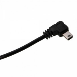 Mini 5 Pin USB Male 12V to 5V Reduction Voltage Module Power Converter Cable Black