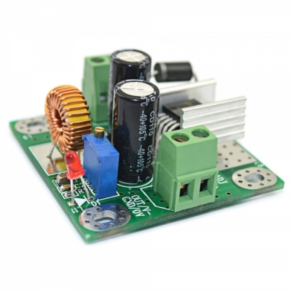 LM2596 DC-DC Adjustable Power Supply Voltage Buck Module Green