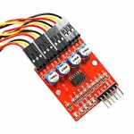 4-way Infrared Tracing / Tracking / Transmission Line Module Red #038; Black