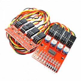 4-way Infrared Tracing / Tracking / Transmission Line Module Red #038; Black