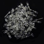 03120155M 100pcs Colorful LED Tubes Transparent