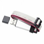 USB 2.0 ISP ASP Programmer Download Adapter Dark Pink