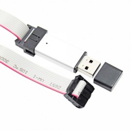 USB 2.0 ISP ASP Programmer Download Adapter Dark Pink