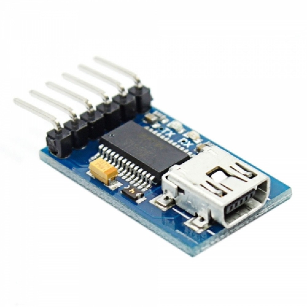 FT232RL USB to Serial 232 TTL Adapter Module for Funduino (3.3-5V) Blue