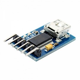 FT232RL USB to Serial 232 TTL Adapter Module for Funduino (3.3-5V) Blue