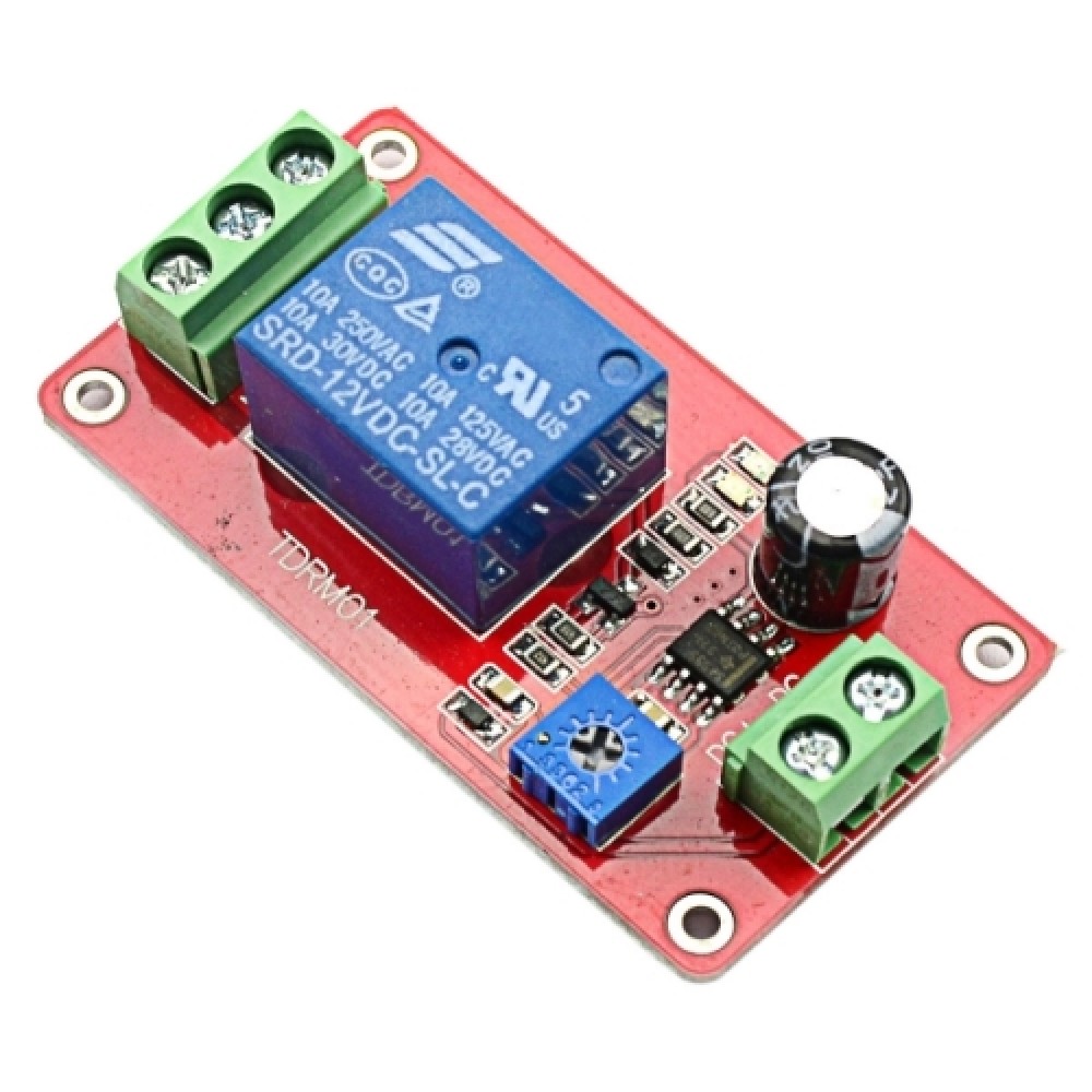 Triggering Delay-off Switch Module Red