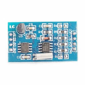 012604 3-in-1 DS1307 #038; AT24C128 #038; DS18B20 Board Module Dark Blue