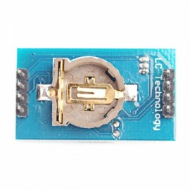 012604 3-in-1 DS1307 #038; AT24C128 #038; DS18B20 Board Module Dark Blue