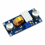 DC 4-38V to DC 1.25-36V Adjustable Step-Down Voltage Module Blue