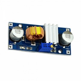 DC 4-38V to DC 1.25-36V Adjustable Step-Down Voltage Module Blue