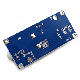 DC 4-38V to DC 1.25-36V Adjustable Step-Down Voltage Module Blue