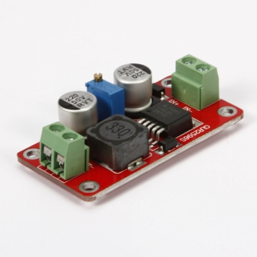 4.5V-36V to 1.25V-32V DC / DC Adjustable Reduction Voltage Power Module Red #038; Blue #038; Green