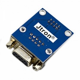 RS232 Serial Port to TTL Converter Module with Transmitting and Receiving Indicator Blue