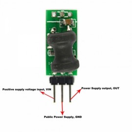 MC34063A 5V-12V/24V Voltage Boost Module Green #038; Black