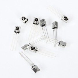 10pcs Universal Infrared Receivers with Metal Shell Silver