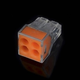 5pcs 400V 24A PC Terminal Plugs Orange