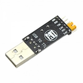 USB to TTL Converter Adapter Module Black