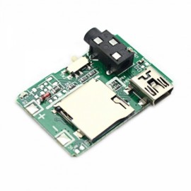 MP3 Decoder Board with 32GB Micro SD #038; TF Card Slot Green