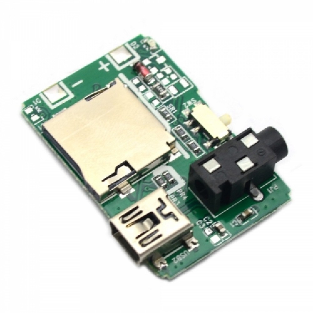 Practical Decoder Board for MP3 Green