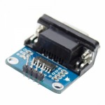 RS232 Serial Port to TTL Converter Module with DuPont Cables Blue