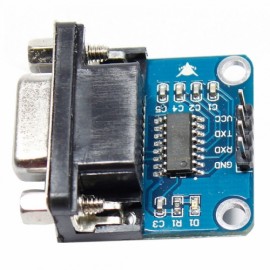 RS232 Serial Port to TTL Converter Module with DuPont Cables Blue