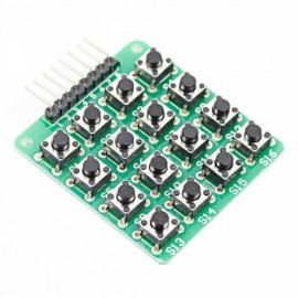 4 x 4 16-Key MCU Extension Matrix Keyboard Module for  (Work with Official  Boards) Green