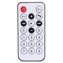 Mini 20-key 8m IR Remote Controller Black