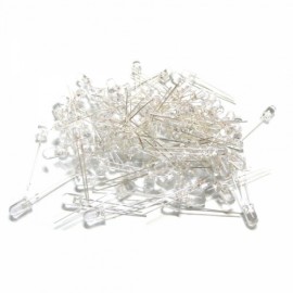 100 Pcs 5mm White LED17000mcd